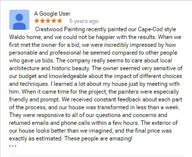 online painting review crestwood painting