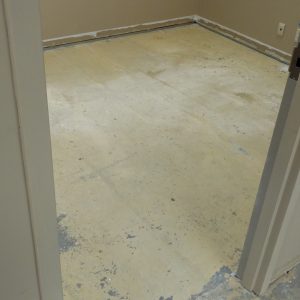 floor prep carpet adhesive removal