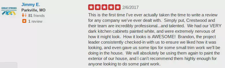 cabinet painting review