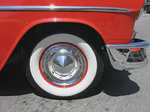 white wall tire vinyl window options